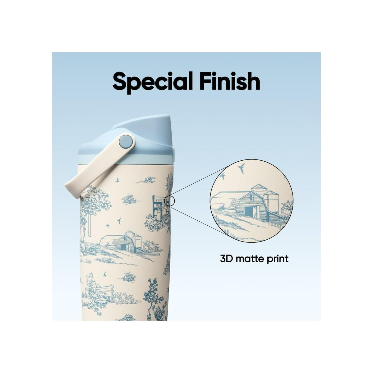 Owala FreeSip Sway 不鏽鋼保溫吸管水瓶 30oz 887ml Toile Be Home