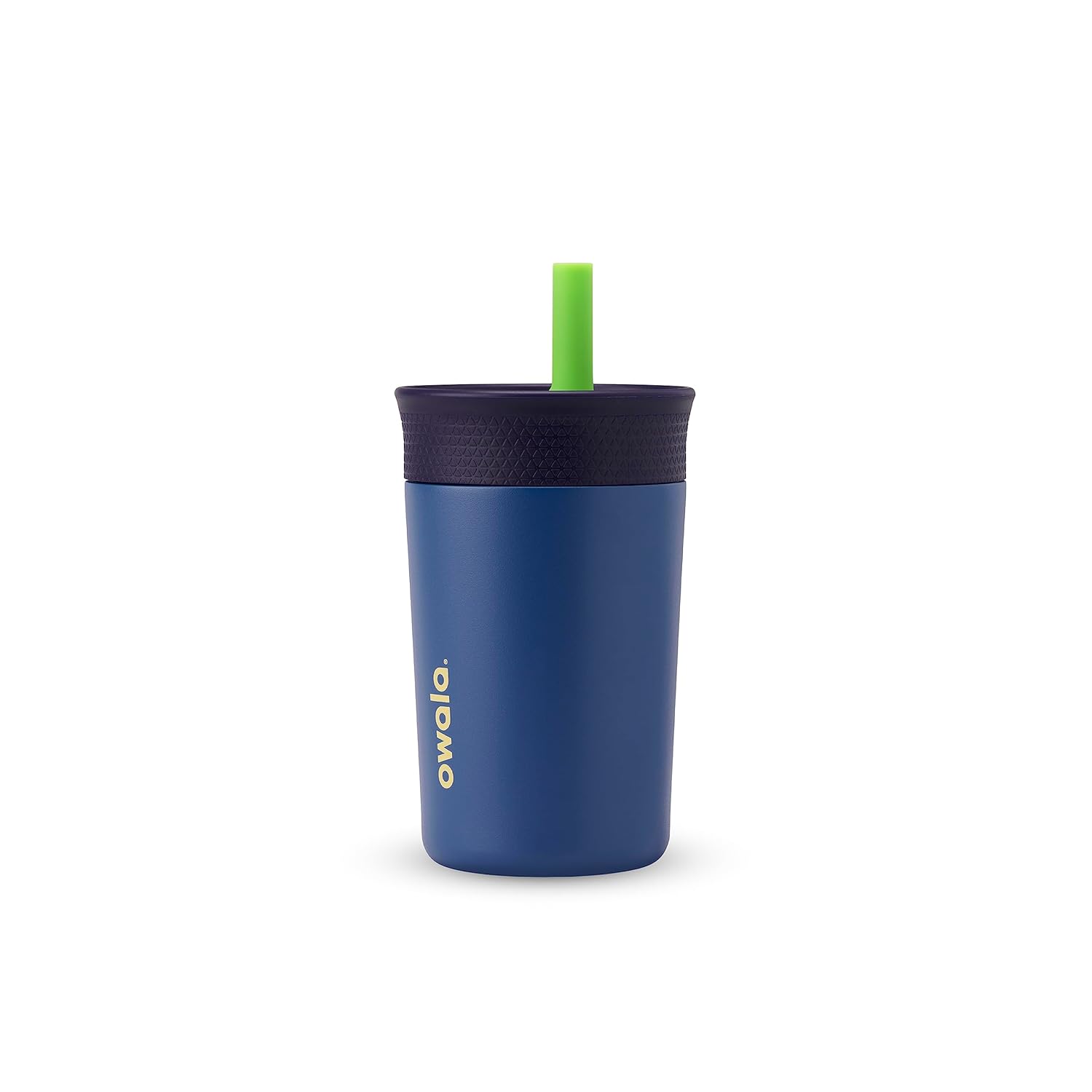 Owala 12oz 355ml 兒童不鏽鋼吸管杯 Navy & Blue