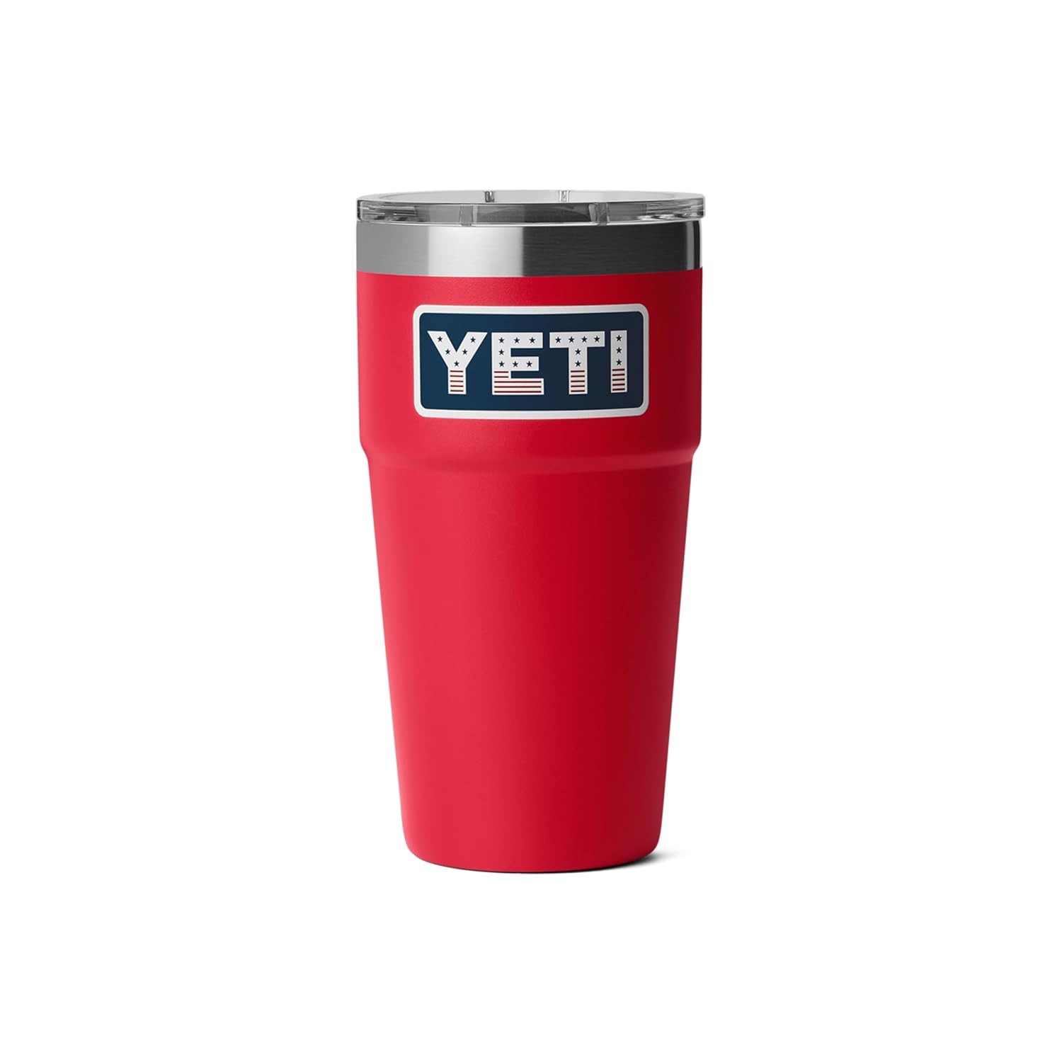 YETI 20oz不鏽鋼保溫杯 Red/Badge