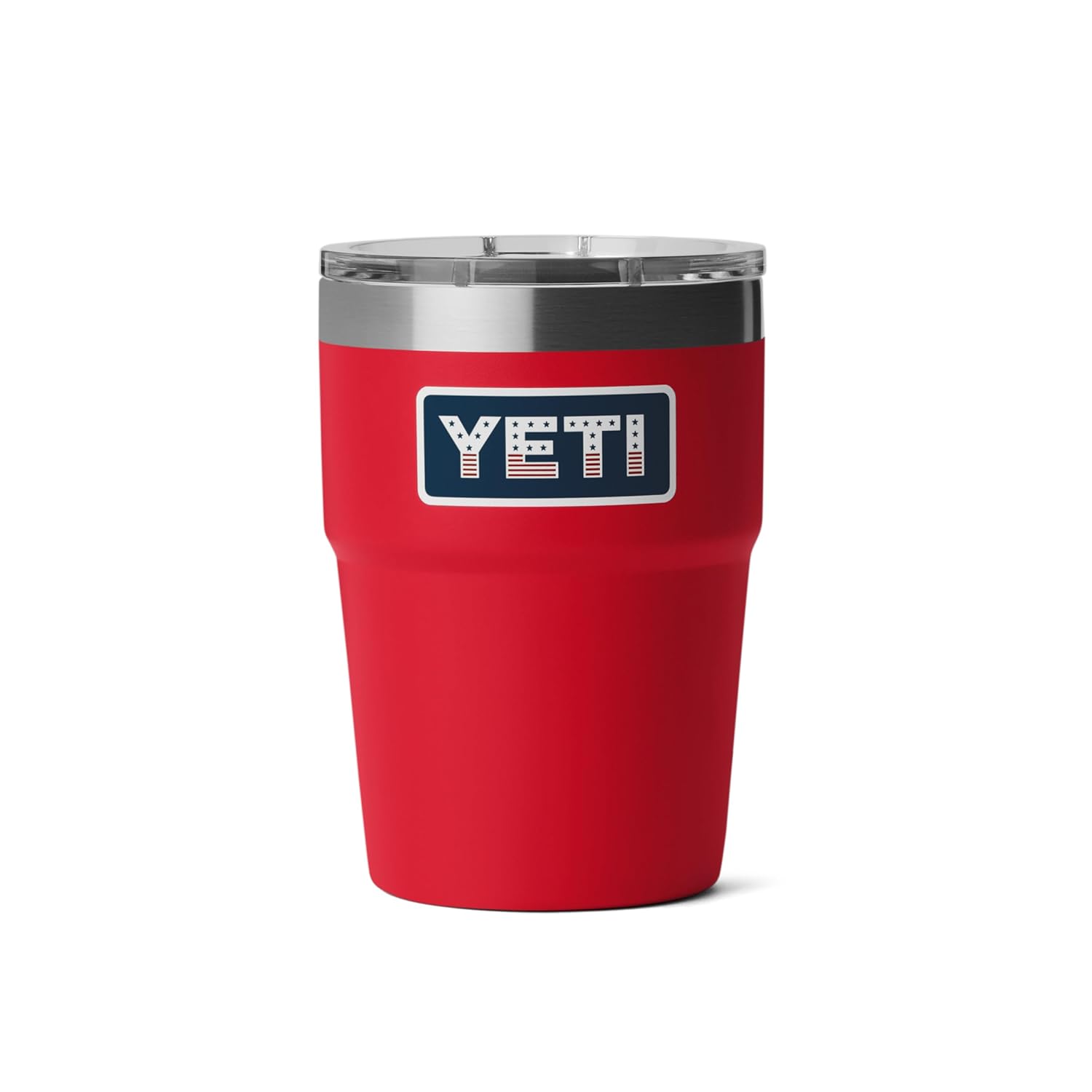 YETI Rambler系列 16oz 真空保溫杯 Red/Badge