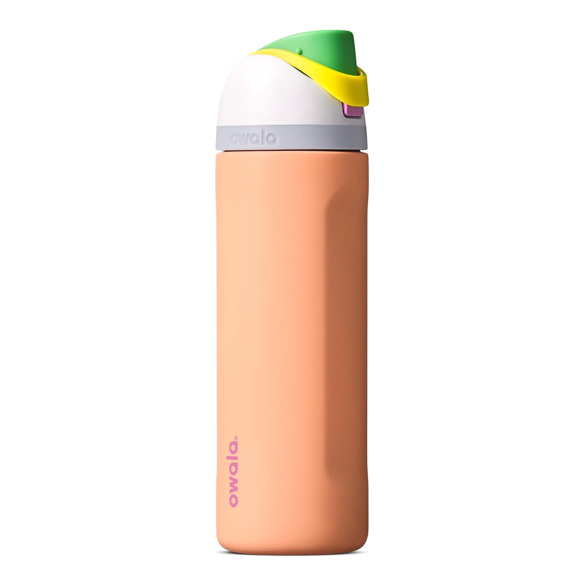 Owala FreeSip 不鏽鋼保溫吸管水瓶 24oz Peachy Keen