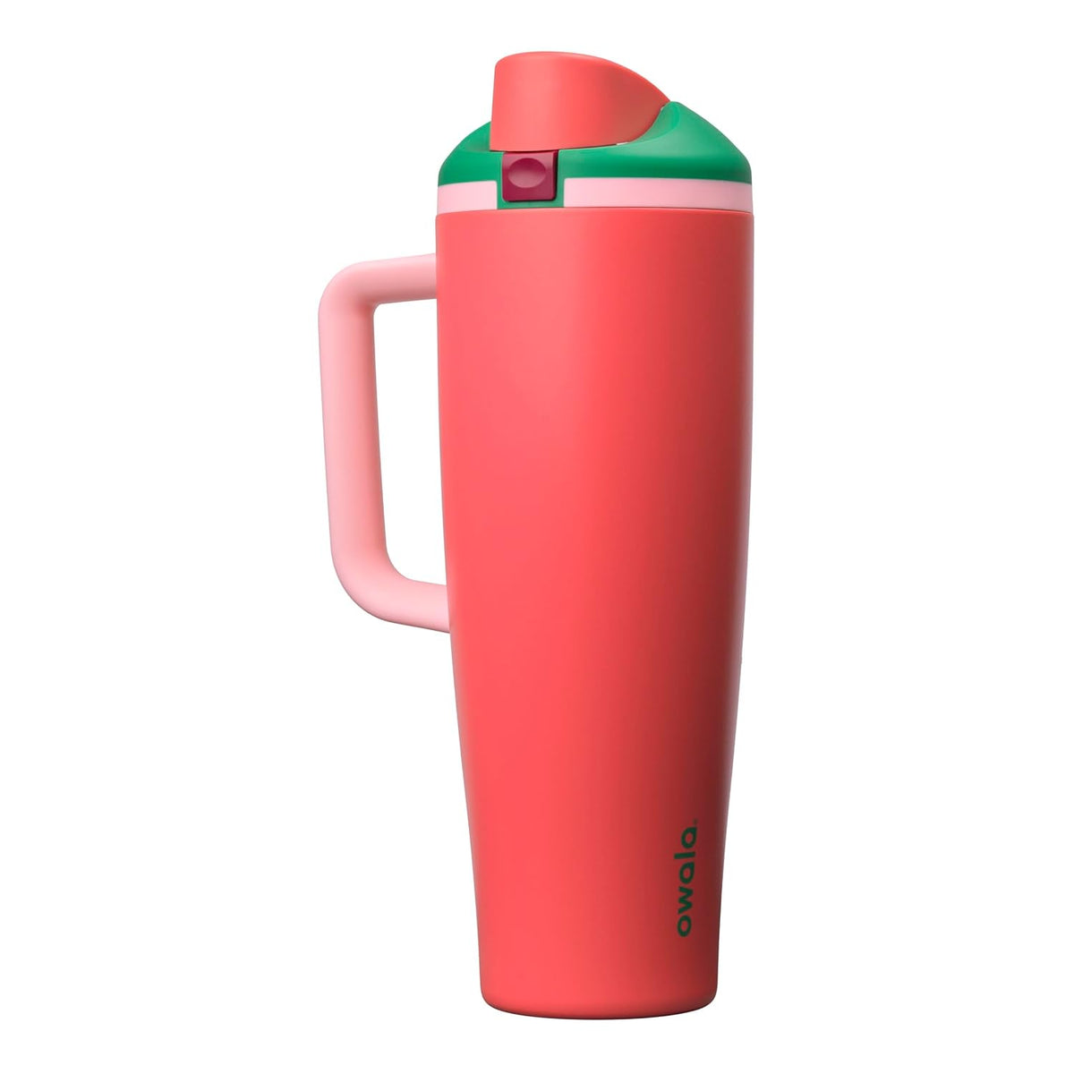 Owala FreeSip Tumbler 不鏽鋼保溫吸管杯 連杯柄 40oz 1.18L Strawberry Fields