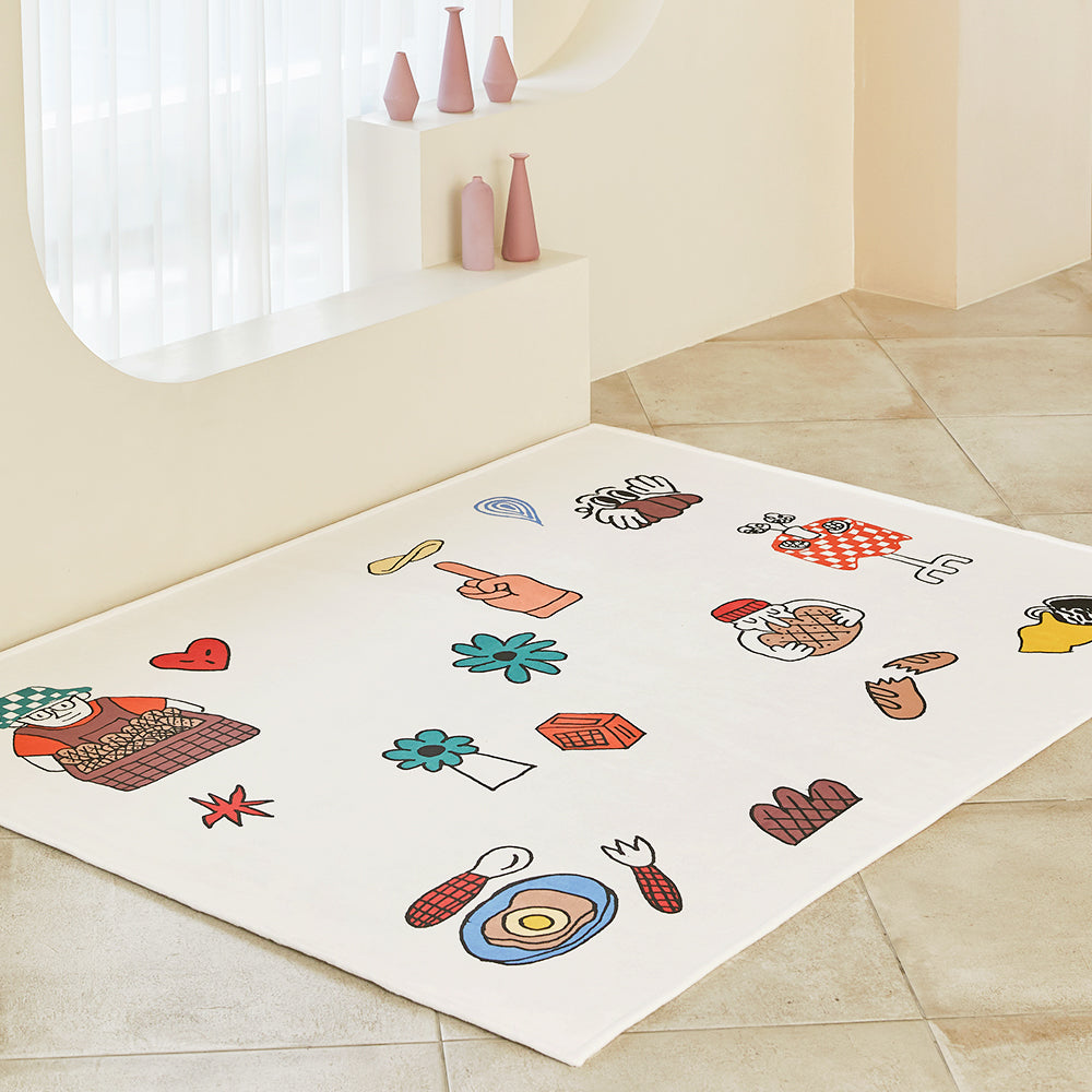 Scandinhome Brunch Short-Pile Washable Living Accent Rug 100x150 地氈 地毯