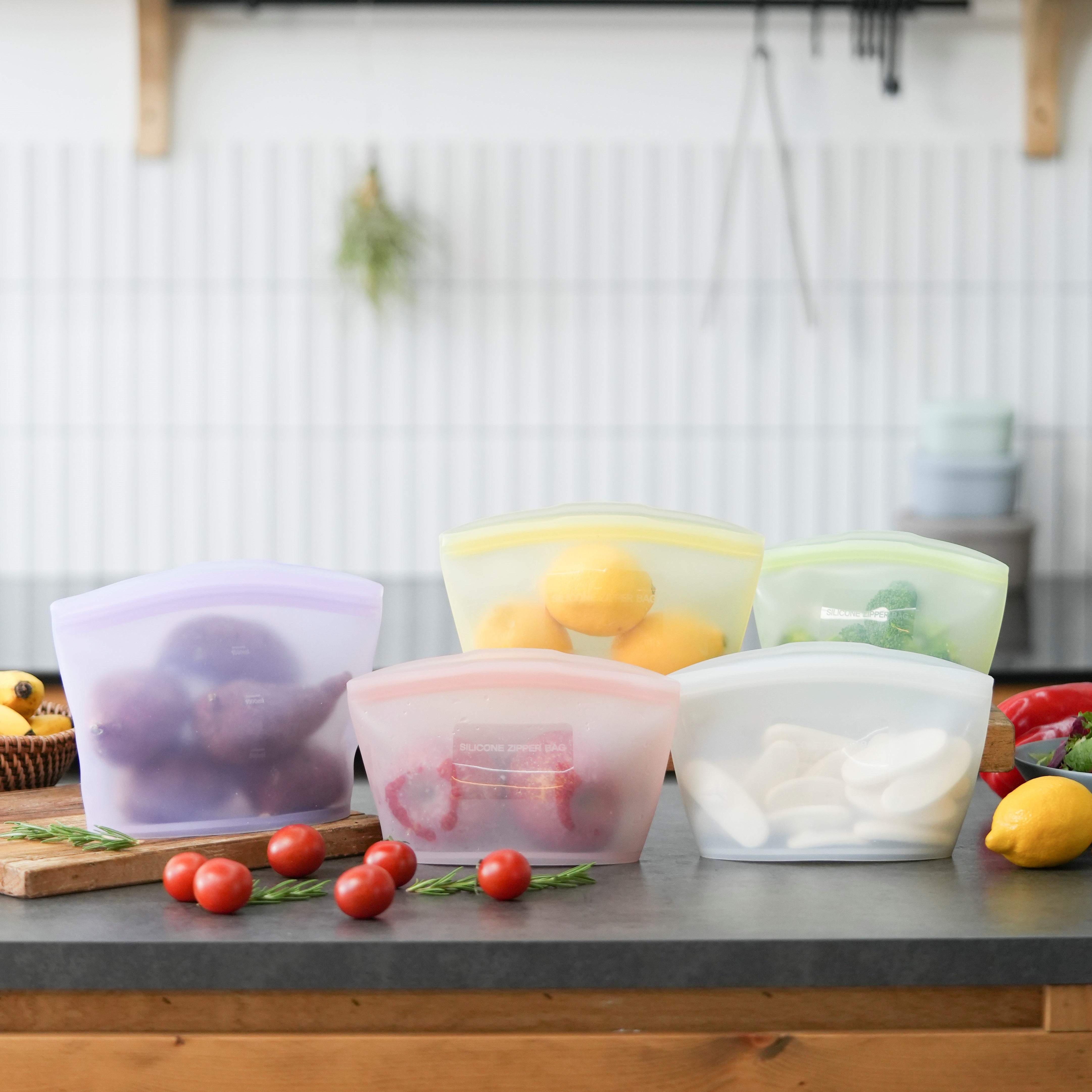 韓國製造 SILIPOT 矽膠夾鏈袋 3件套裝 （大+中+小各一）