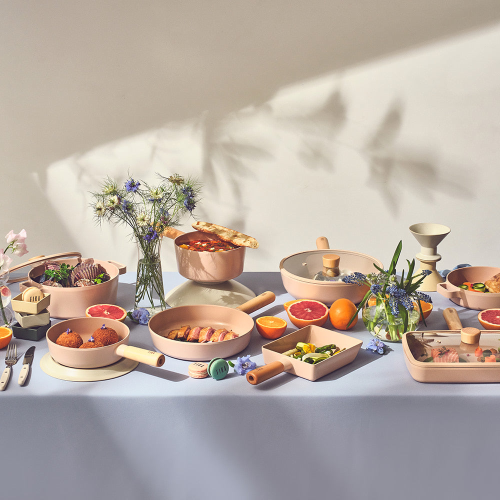 Neoflam FIKA Objet 粉色 18cm 單柄湯鍋 1.6L