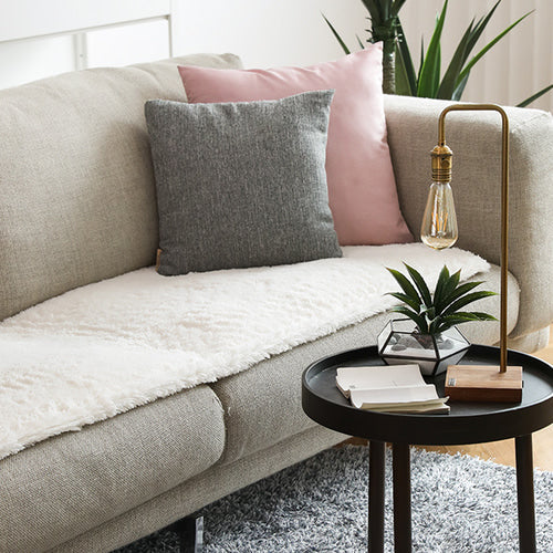 韓國製 Scandinhome 高密度長毛棉花糖質感 沙發墊 防滑 可水洗