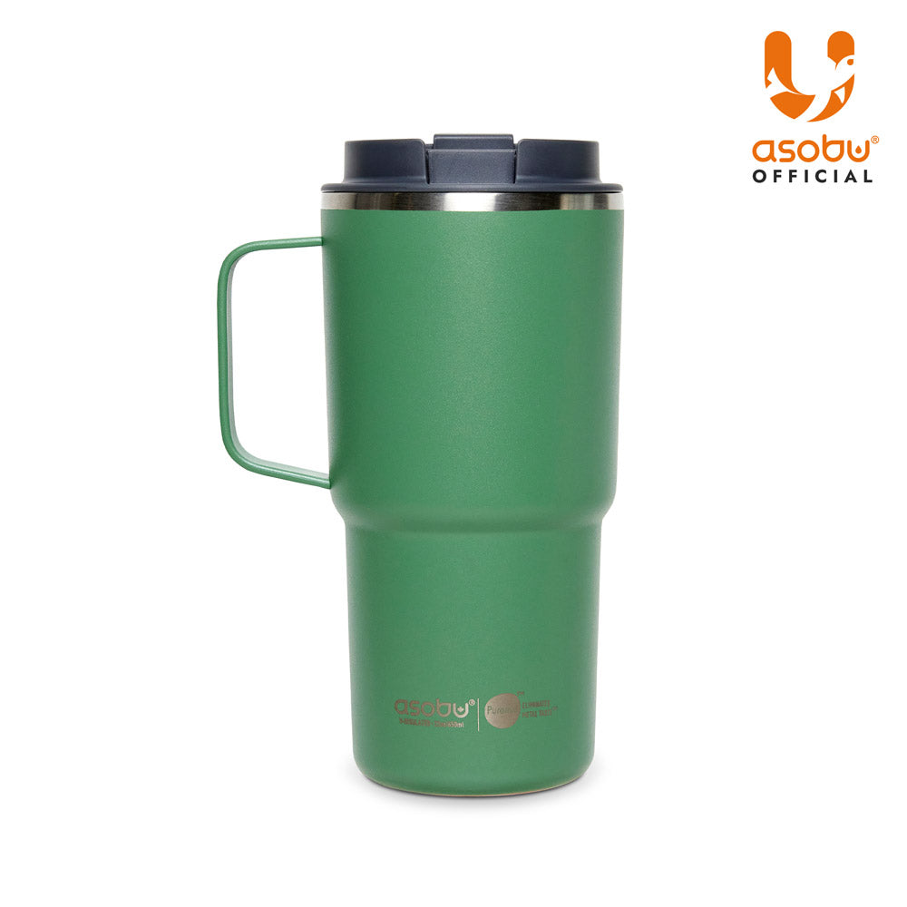 加拿大 Asobu 陶瓷塗層不鏽鋼保溫/冷杯 附杯柄設計
