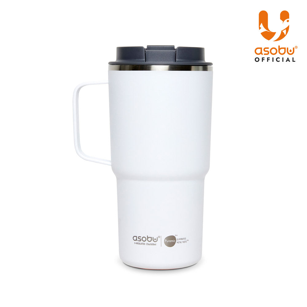 加拿大 Asobu 陶瓷塗層不鏽鋼保溫/冷杯 附杯柄設計