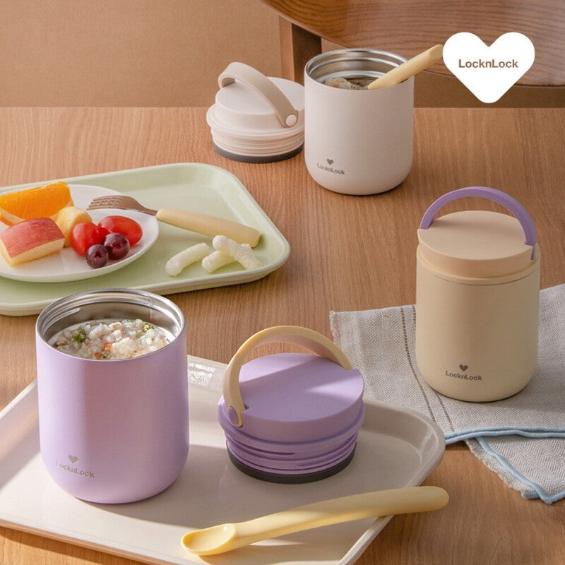 Locknlock LITTLE LUV 食品罐 高效保溫壺 湯壺 300ml
