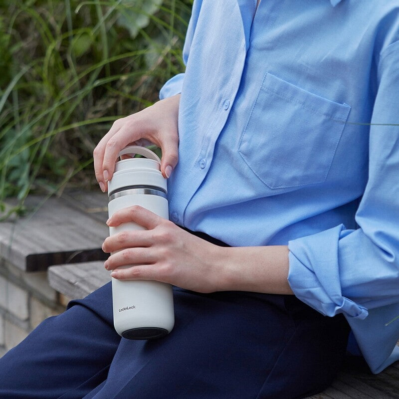 Locknlock METRO 兩用保溫杯 475ml  LHC4274