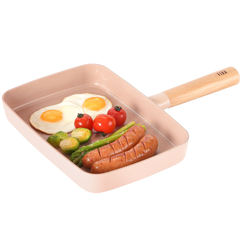 Neoflam FIKA OBJEET 粉紅色 Brunch Pan 連蓋