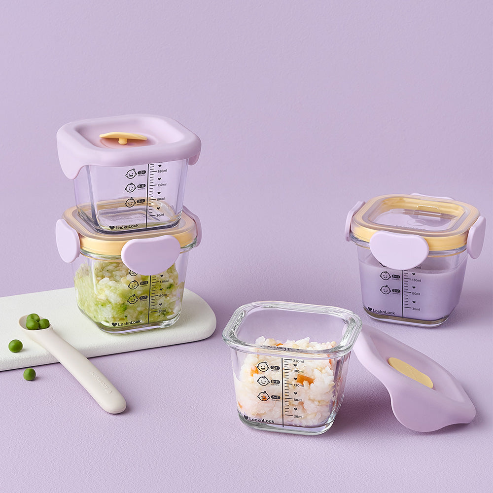 Locknlock 嬰兒輔食容器 Little Love Deer 四個優惠裝 260ml