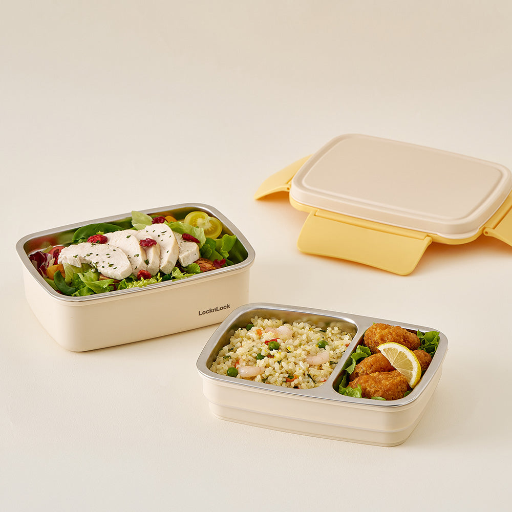 韓國Locknlock 雙層不鏽鋼午餐盒 飯盒