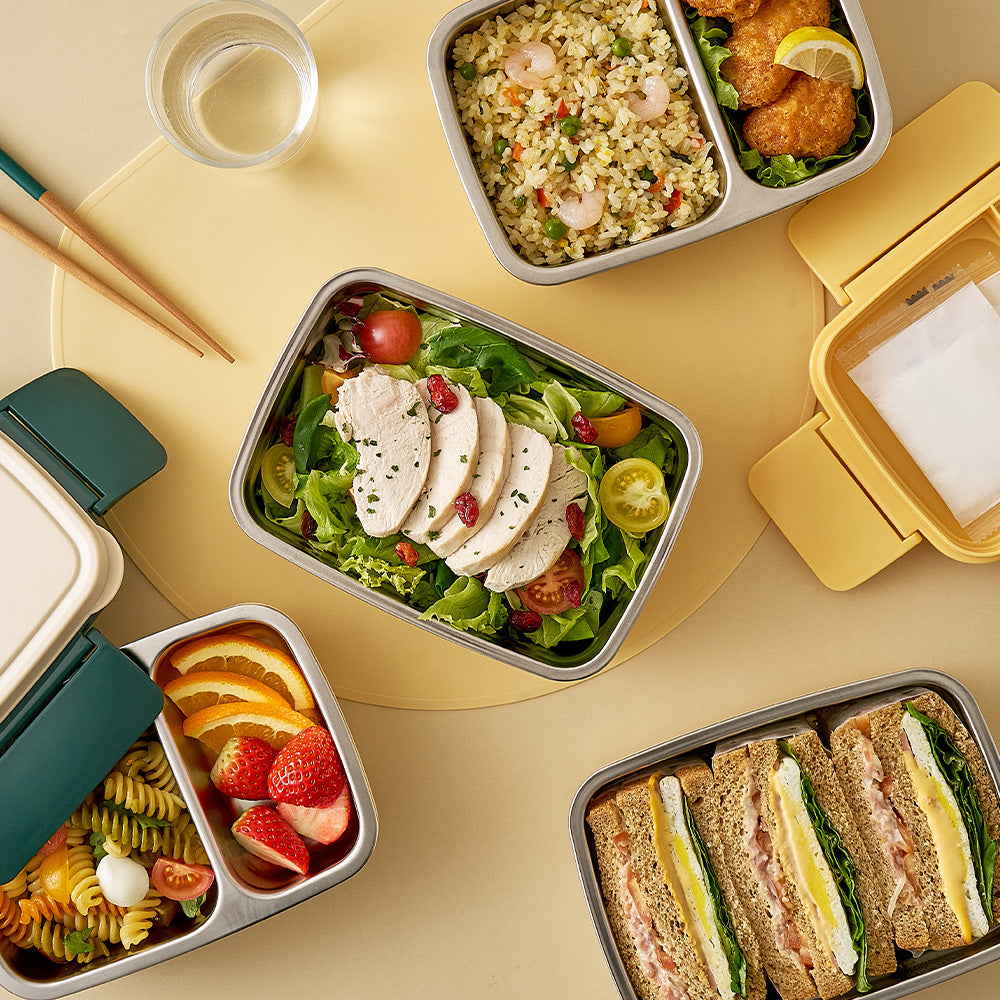 韓國Locknlock 雙層不鏽鋼午餐盒 飯盒