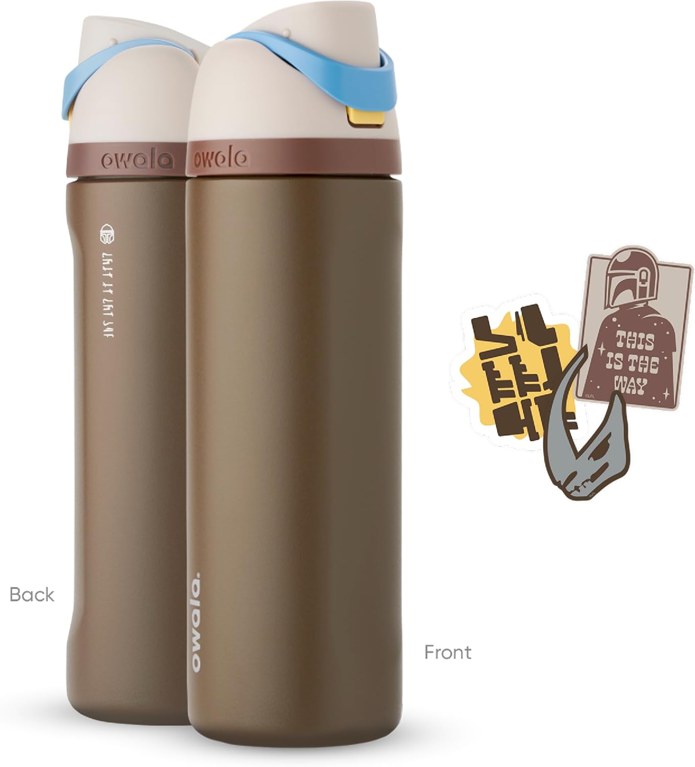 Owala Star Wars FreeSip 不鏽鋼保溫吸管水瓶 24oz Mandalorian