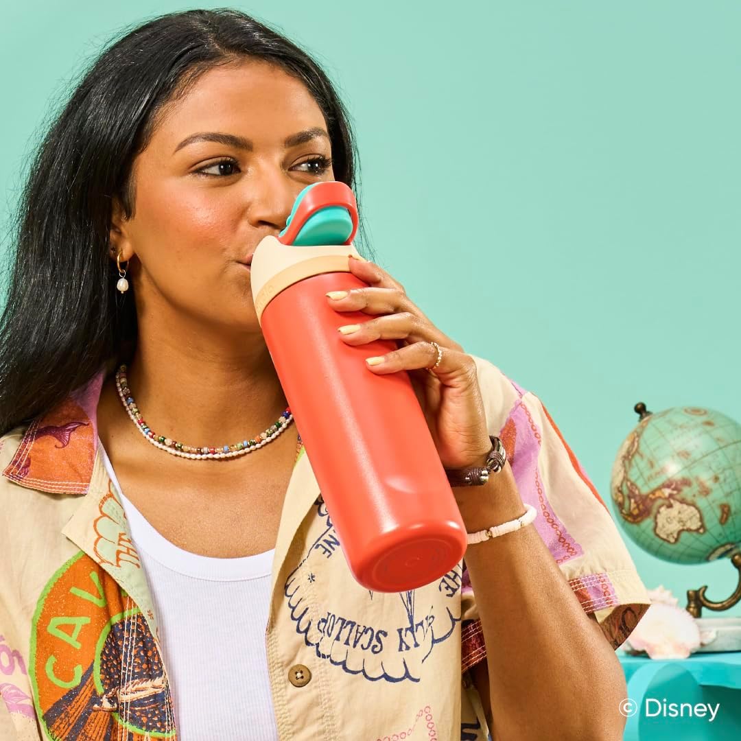 Owala Disney Princess FreeSip 不鏽鋼保溫吸管水瓶 24oz Moana