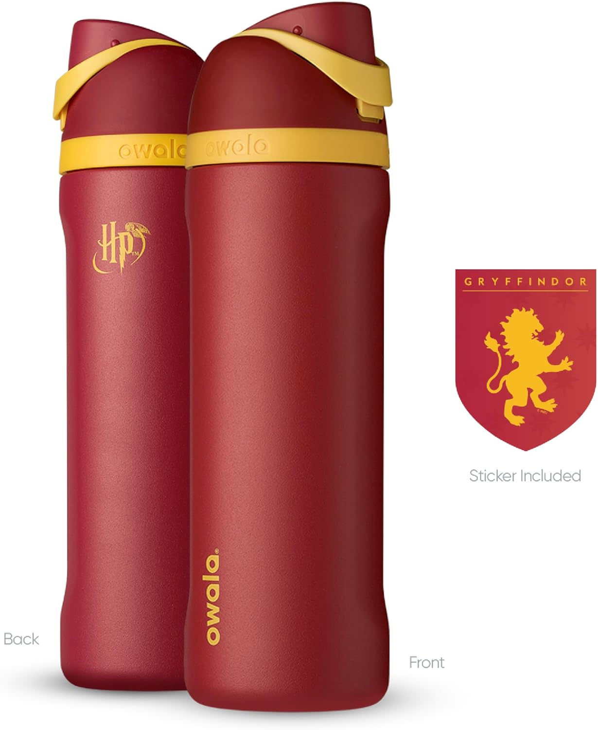 Owala Harry Potter FreeSip 不鏽鋼保溫吸管水瓶 24oz Gryffindor（葛來分多）