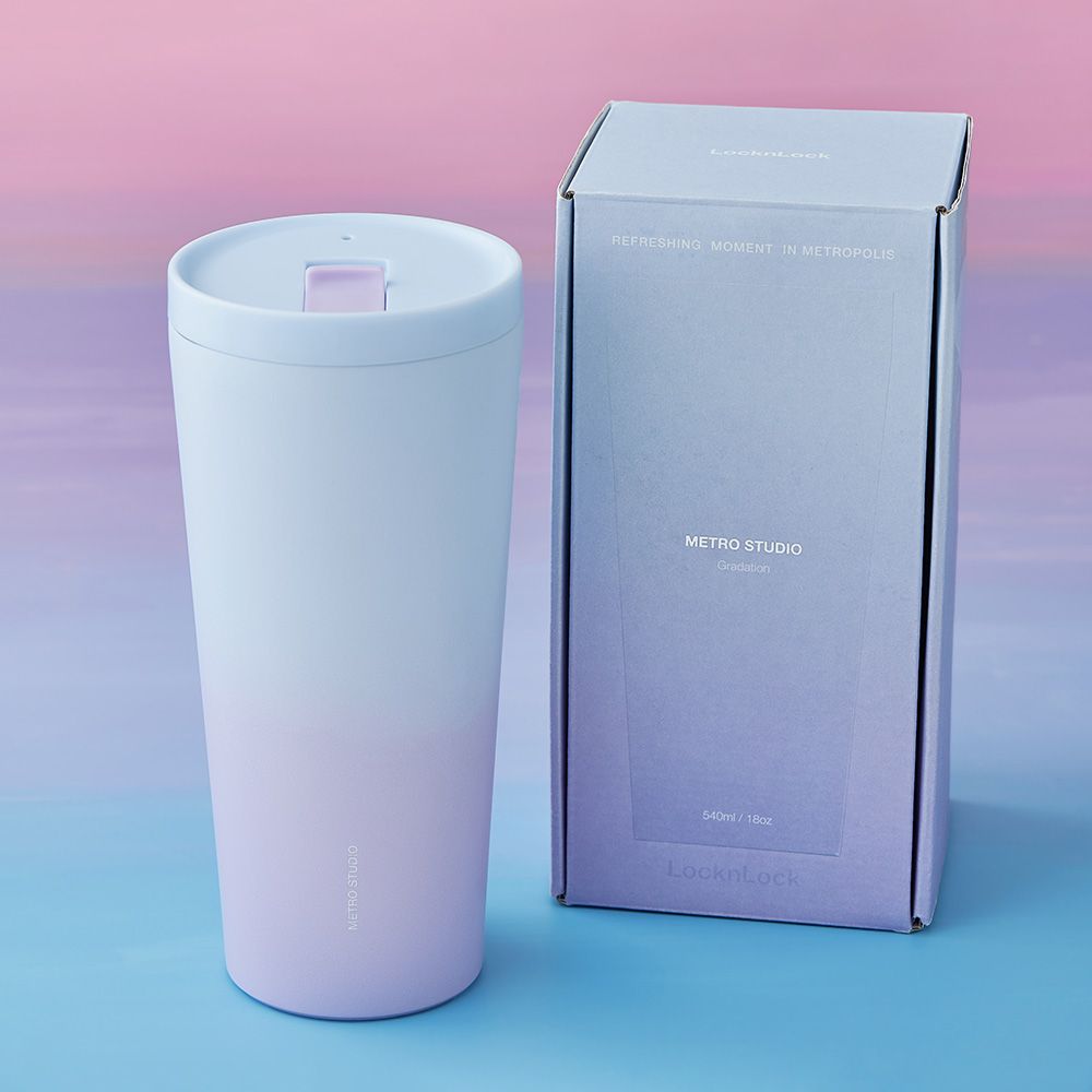 Locknlock Metro Studio Gration 漸變色保溫杯 - 540ml 黎明紫