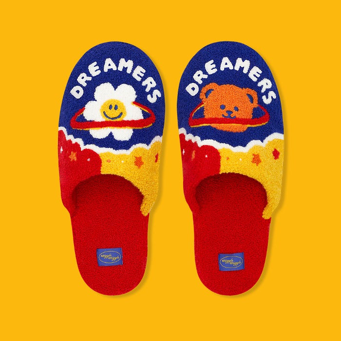 Wiggle Wiggle Terry Home Sleeper - Dreamers 室內拖鞋