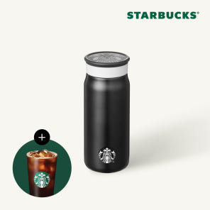 Starbucks 黑色不鏽鋼 355ml 保溫杯