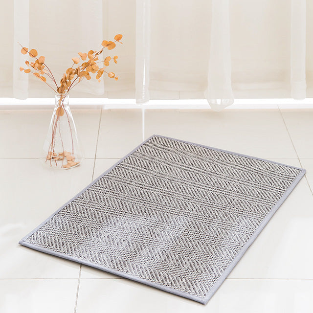 Scandinhome Dust-Free Zigzag Sisal-Look Seasonal Bath Mat 40x60 2pcs 地氈 地毯