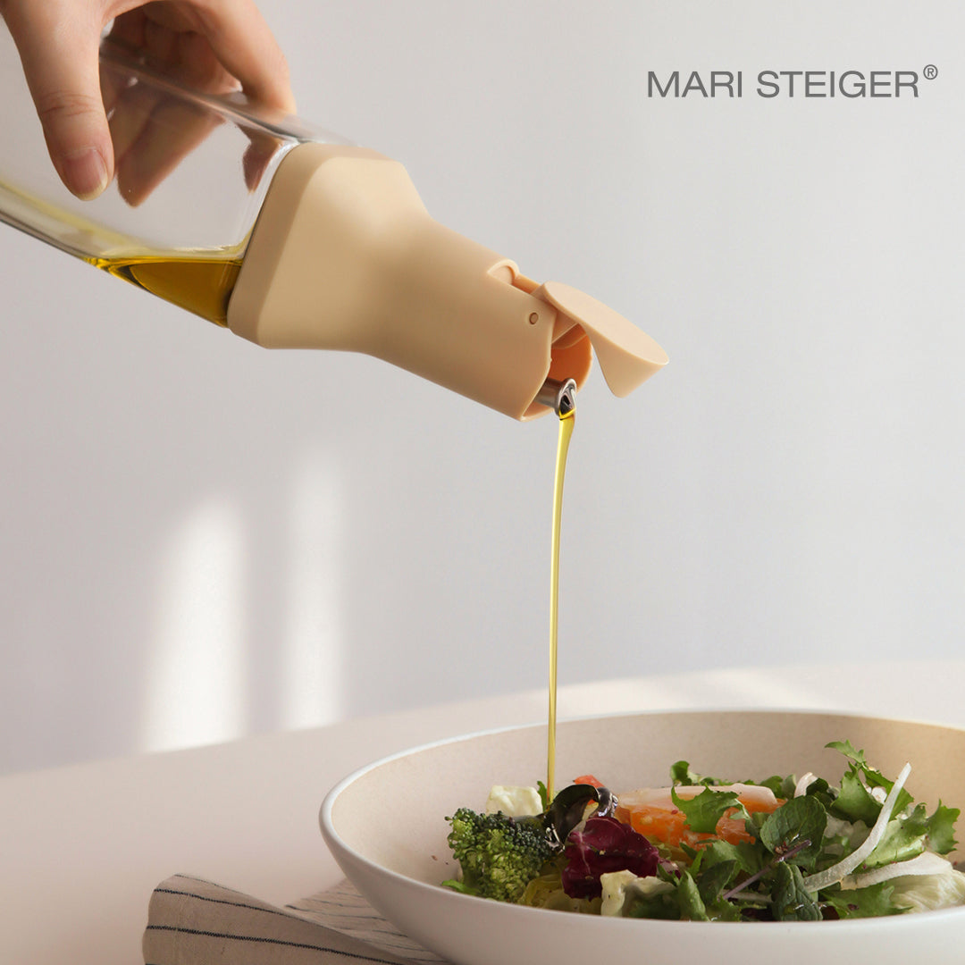 MARI STEIGER 自動開式 玻璃油瓶（適合儲存油、醋、醬油、醬）