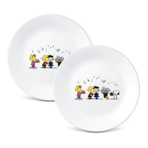 Corelle 康寧餐具史努比 The Home 圓形碟2件裝