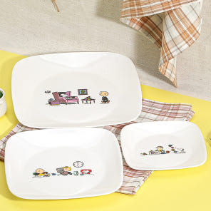 Corelle 康寧餐具史努比 The Home 系列 3件裝
