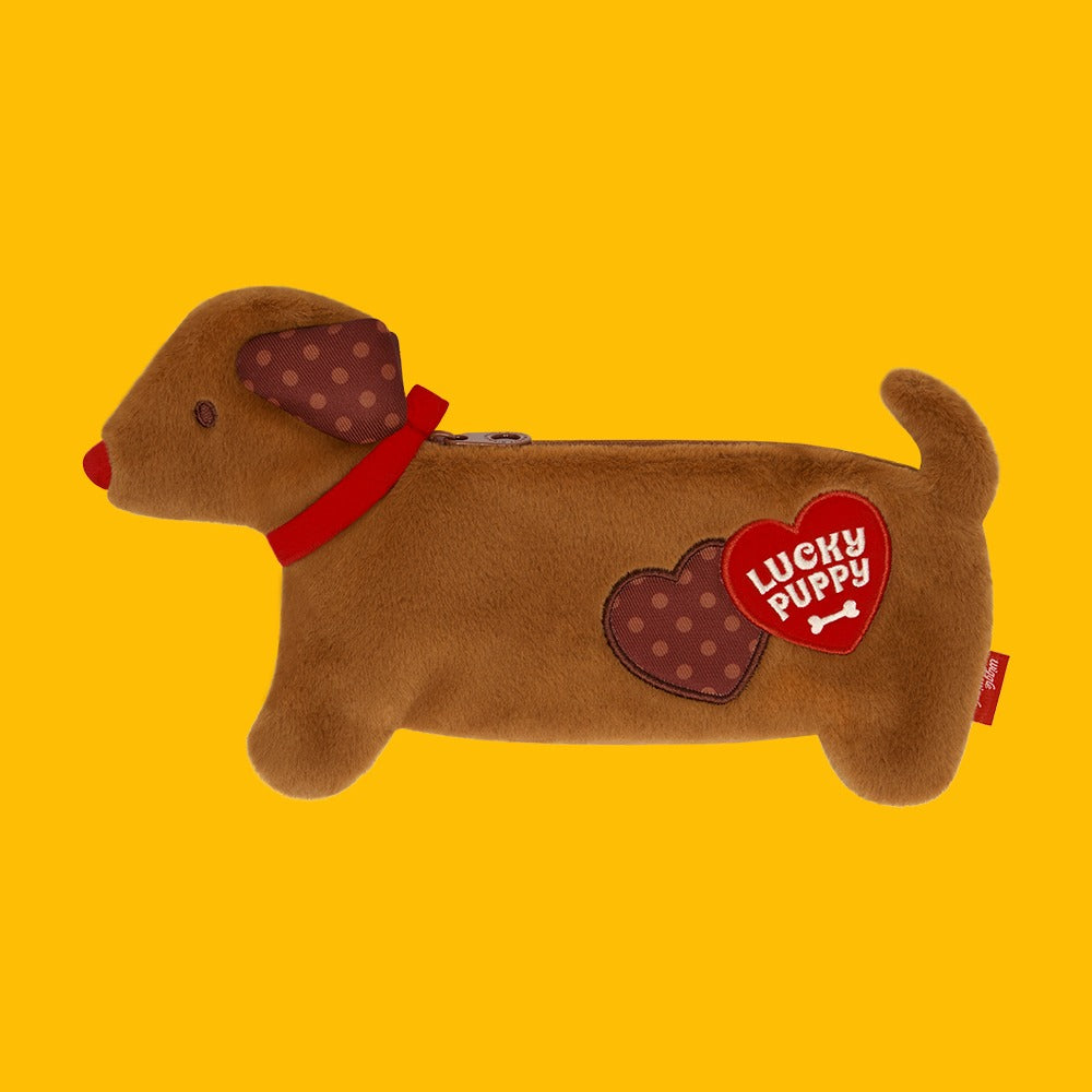 Wiggle Wiggle 扁平毛絨收納袋 Lucky Puppy wiggle wiggle 香港