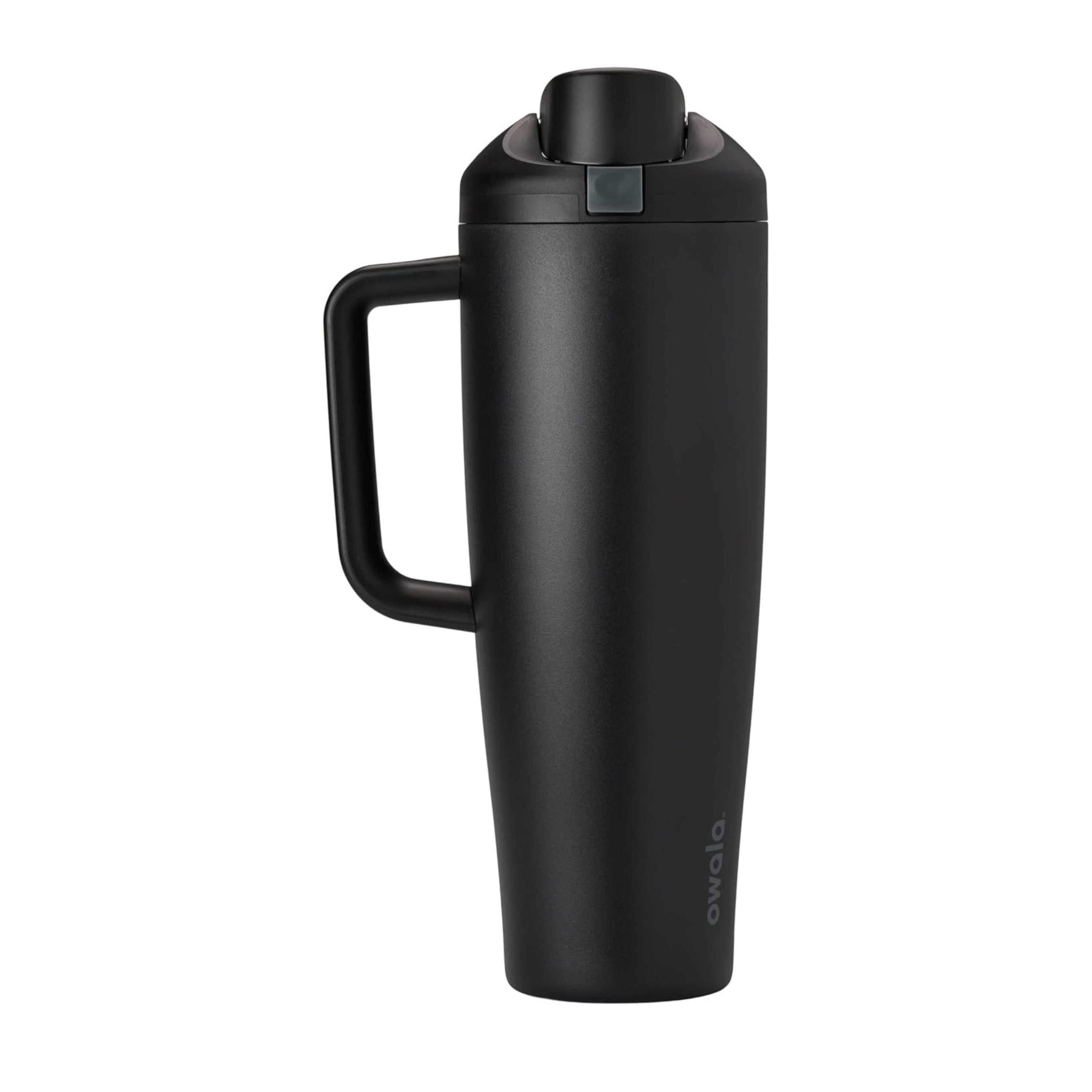 Owala FreeSip Tumbler 不鏽鋼保溫吸管杯 連杯柄 40oz 1.18L Very Very Dark