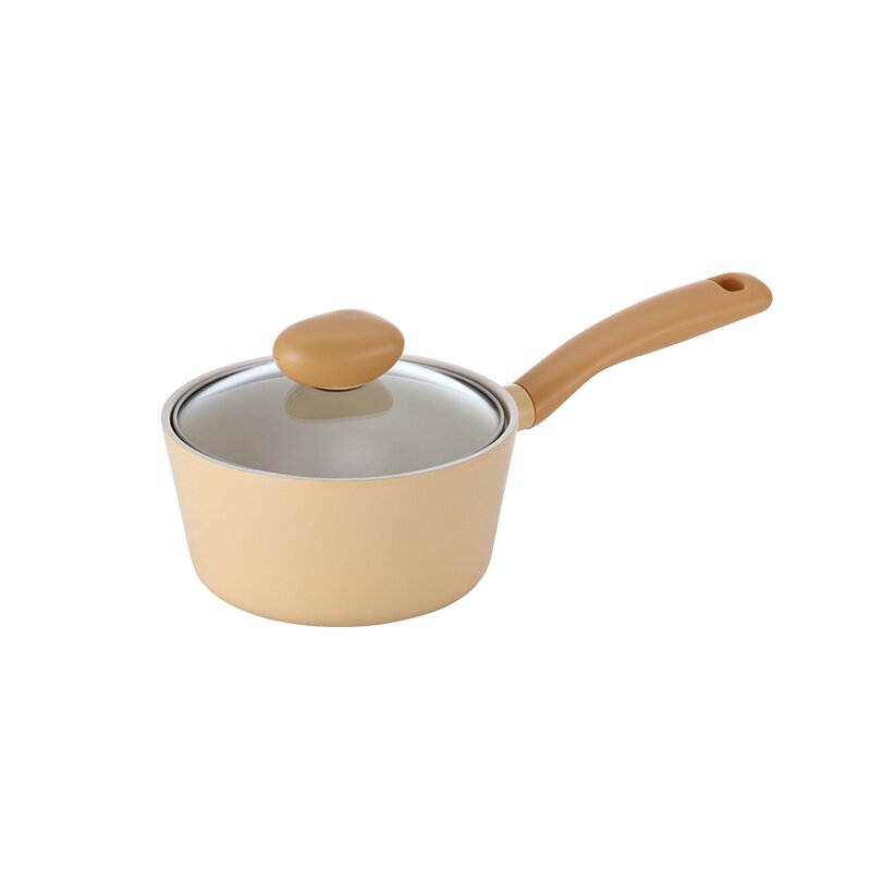 NEOFLAM Flan香草雪酪系列 18cm單柄湯鍋(IH適用/不挑爐具/可直火)