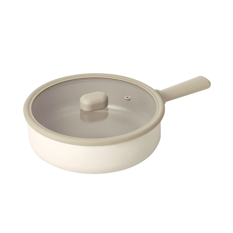 Neoflam Chouchou系列炒鍋24CM-全覆底(電磁底)+玻璃蓋