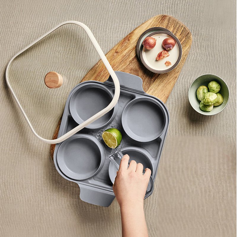 Neoflam Steam Plus Pan 雙耳烹飪神器&玻璃蓋 兩色