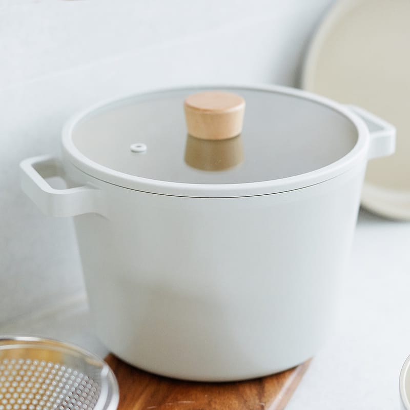 Neoflam FIKA系列鑄造雙耳深湯鍋22CM (IH、電磁爐適用)