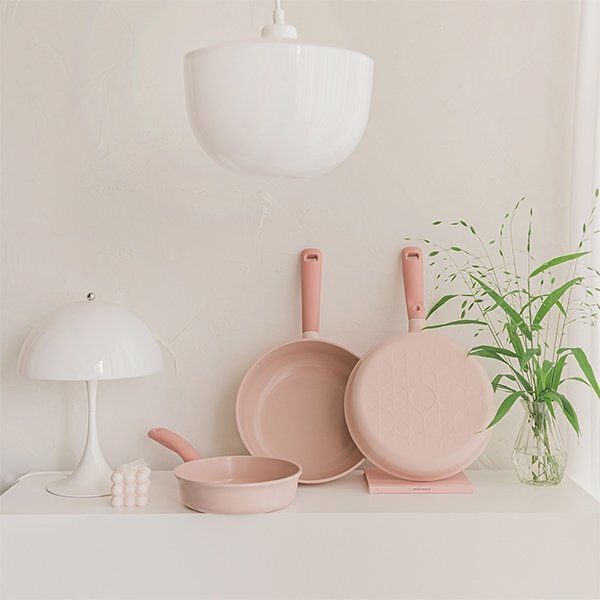 Neoflam Sherbet 粉紅系列  (湯鍋 & 平底鍋)