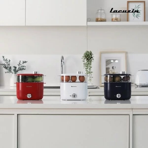 韓國lacuzin 雙層蒸爐 蒸蛋器