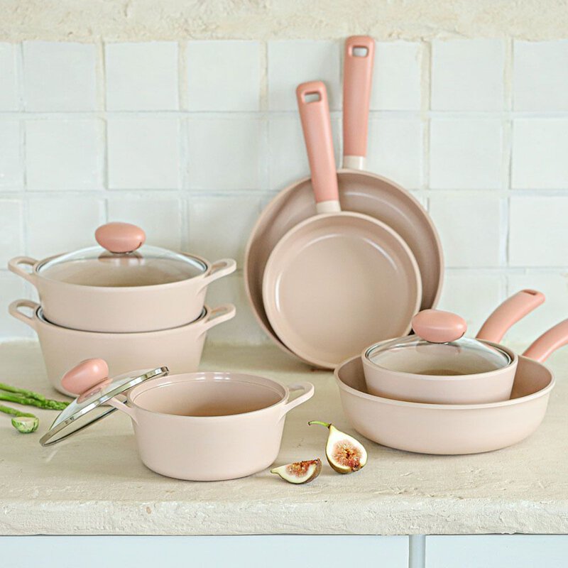 Neoflam Sherbet 粉紅系列  (湯鍋 & 平底鍋)