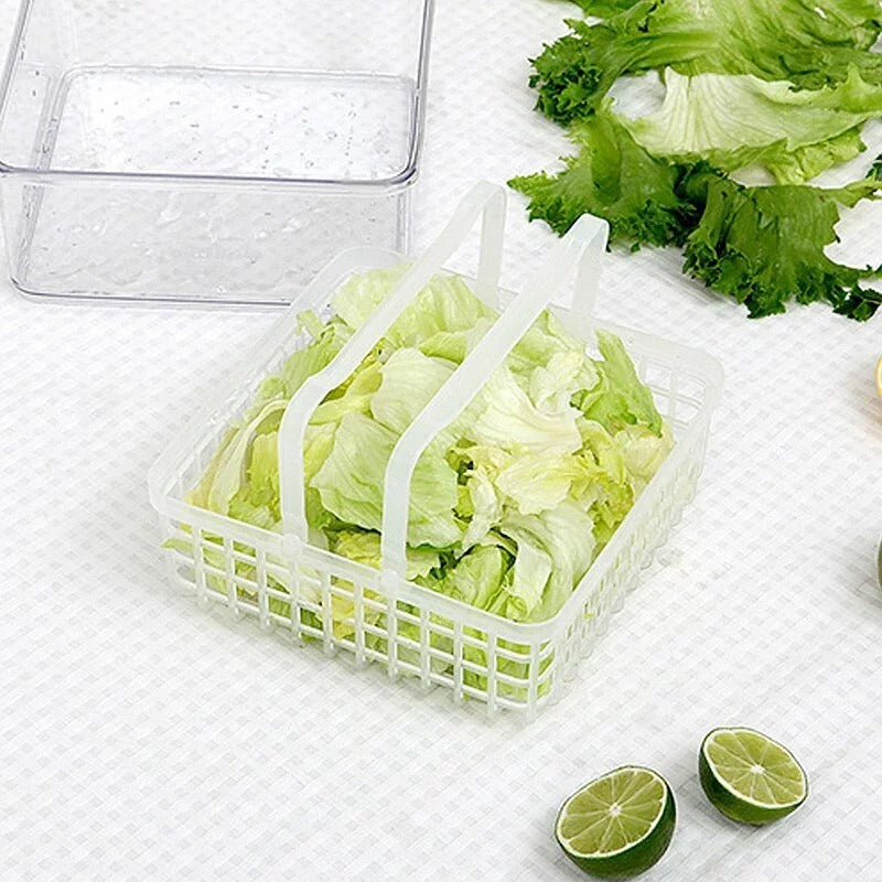 【韓國昌信】SKYLOCK密扣提籃式保鮮盒-1號(3800ml)