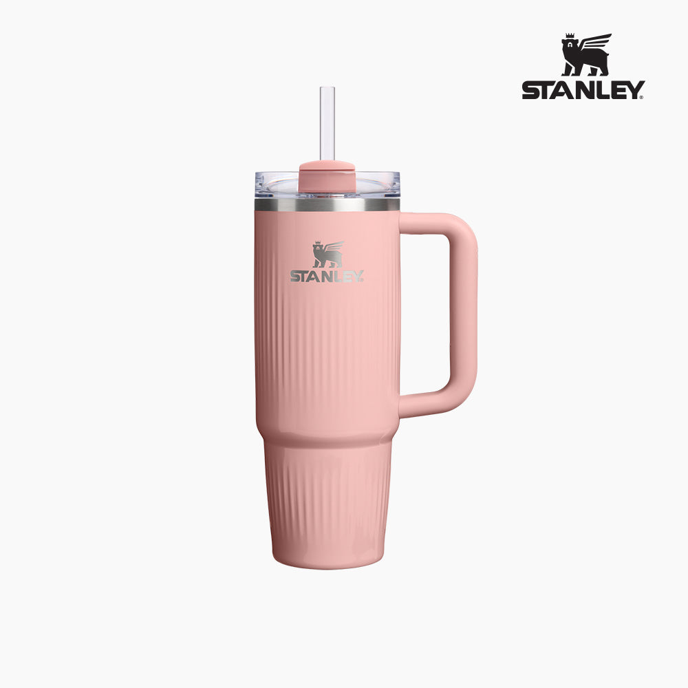 Stanley Quencher H2.0 Fluted Tumbler 887ml 保溫杯 Peach Rose Gloss