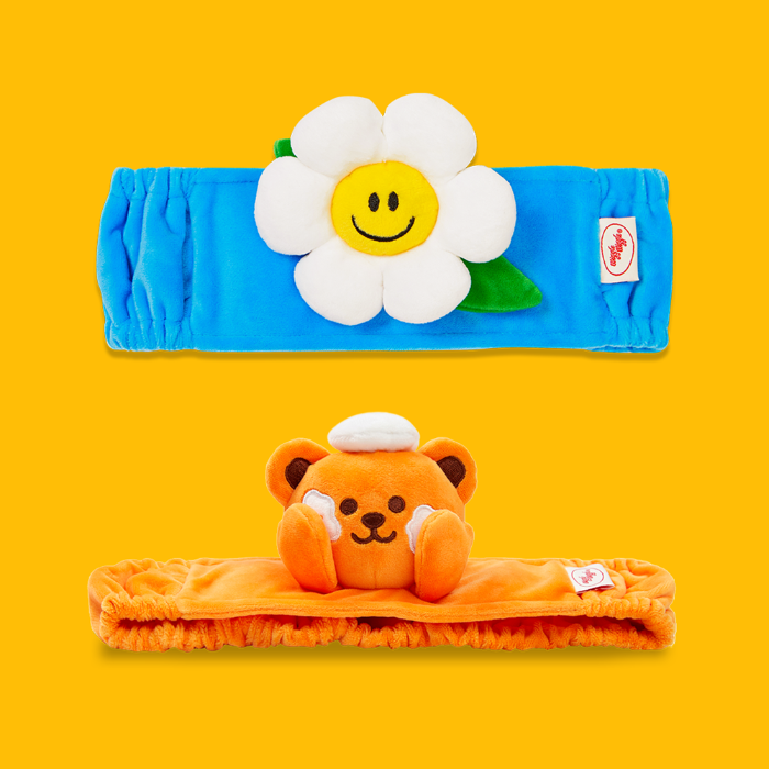 wiggle wiggle 洗面髮帶 Smile We Love 立體微笑花朵髮箍