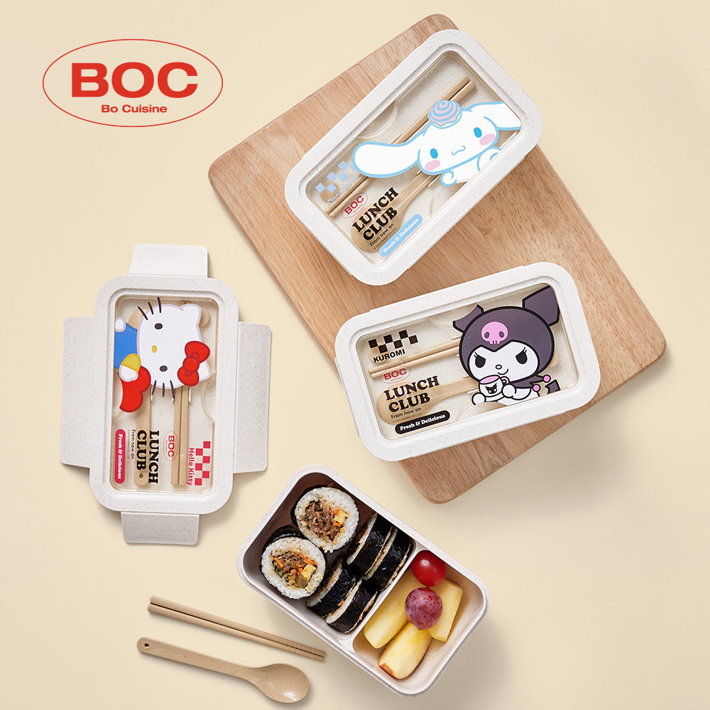 Sanrio Lunch Box 角色密封便當盒 Melody Kuromi Hello Kitty