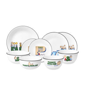 Corelle Peanuts 75周年紀念款 餐具組9件裝