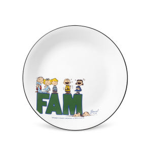 Corelle Peanuts 75周年紀念款 圓形碟1件裝