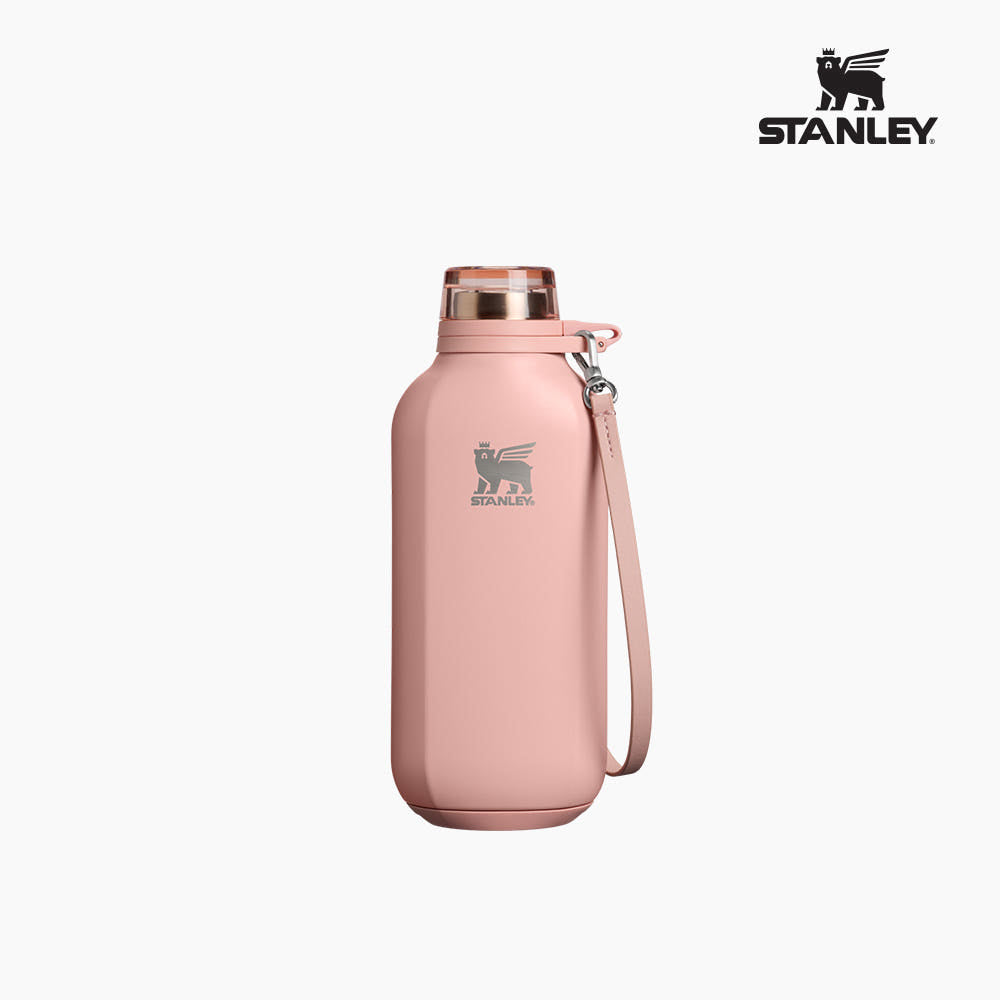 Stanley Clutch Water Bottle 473ml, Peach Rose