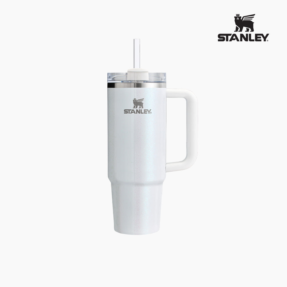 [Shining & Shimmer Collection] Stanley Quencher H2.0 Flow State Tumbler 887ml, Pearl White