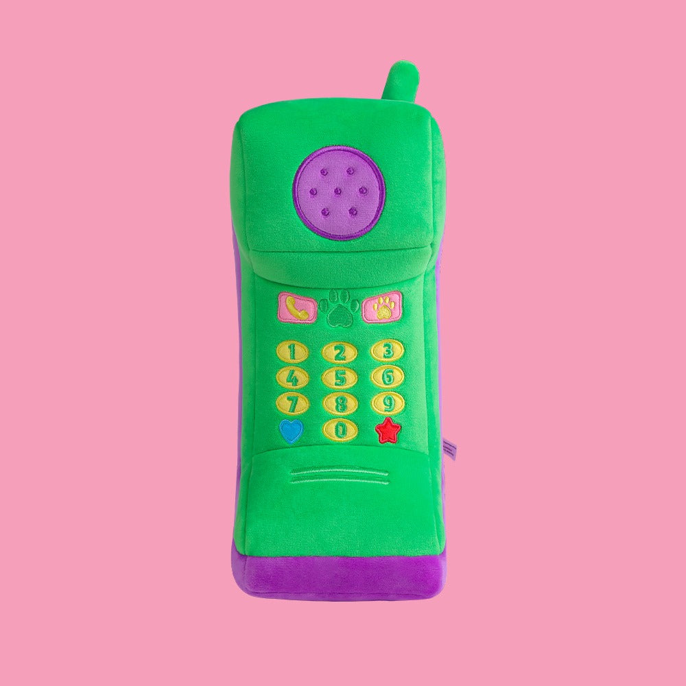wiggle wiggle 毛絨抱枕 Retro Brick Phone 復古手機造型展示