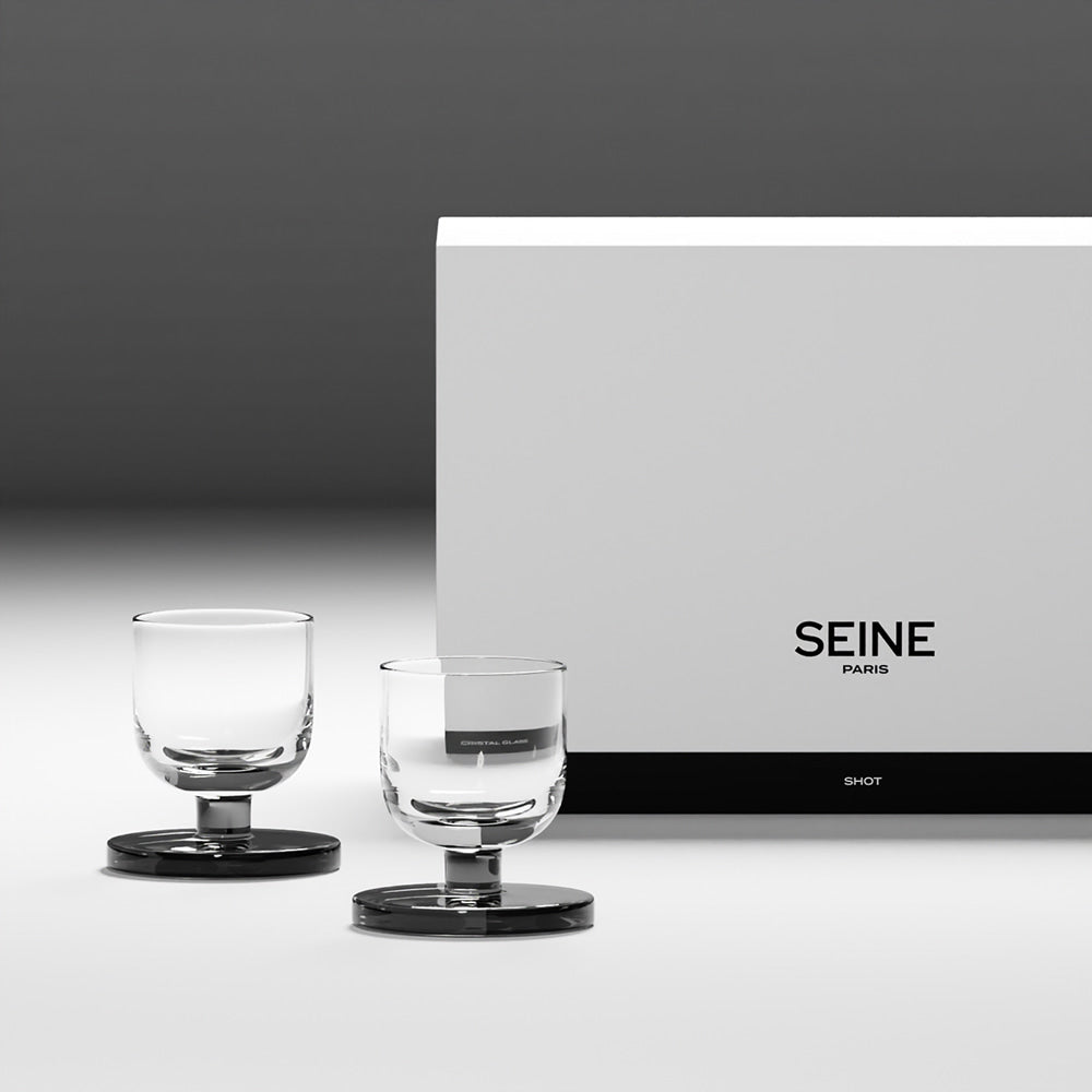 SEINE PARIS [流光系列] 手工吹製水晶酒杯 300ml - Crystal Clear 鑽石純淨款｜法式優雅選物