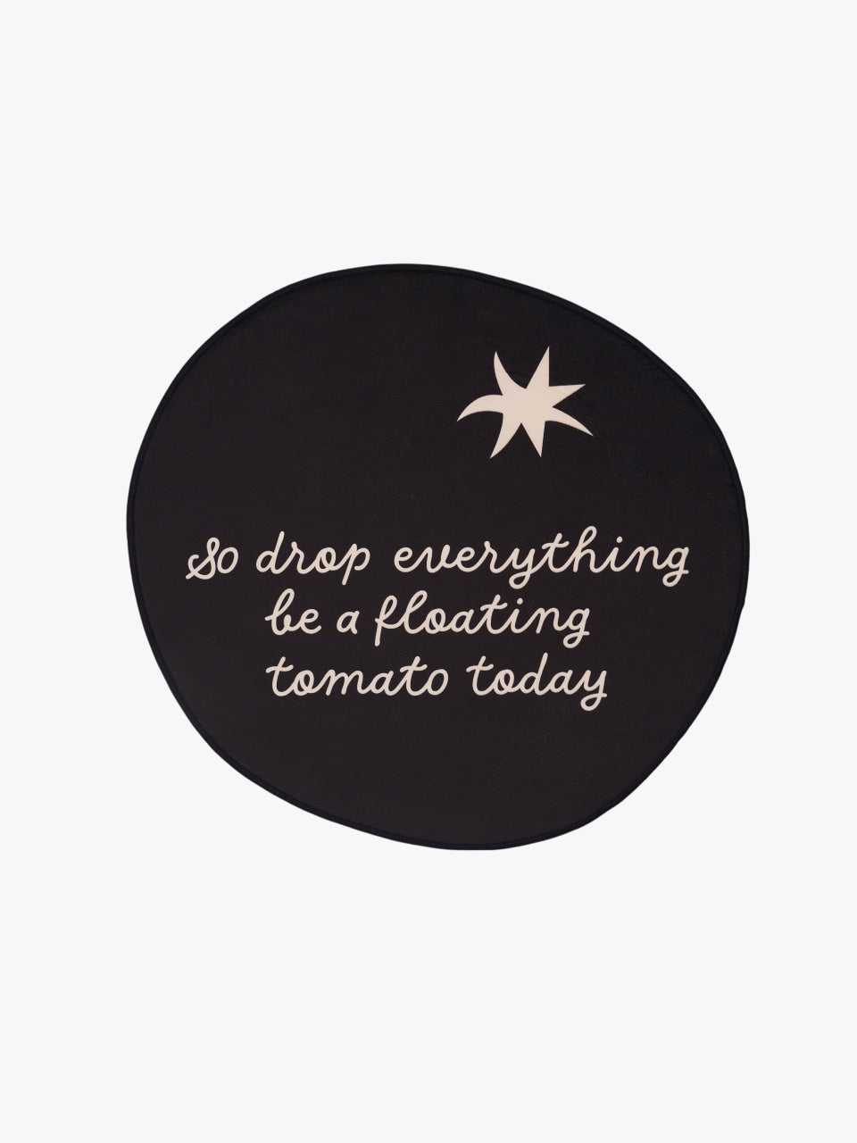 dropdropdrop 廚房地墊 EVERYTHING TOMATO BLACK 70x75cm