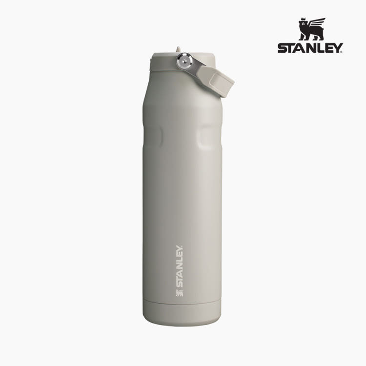 Stanley IceFlow 輕量翻轉吸管不鏽鋼保冷杯 1.1L (Ash)