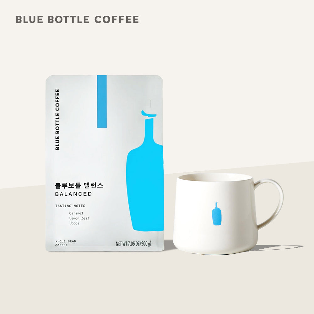 BLUE BOTTLE COFFEE 藍瓶咖啡混合豆 200g + 藍瓶馬克杯
